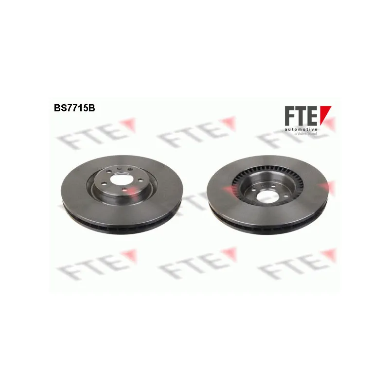 Jeu de 2 disques de frein avant FTE BS7715B