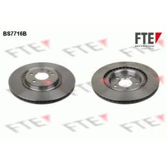 Jeu de 2 disques de frein arrière FTE BS7716B