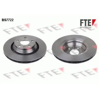 Jeu de 2 disques de frein arrière FTE BS7722
