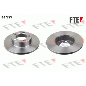 Jeu de 2 disques de frein avant FTE BS7723