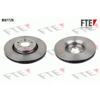 Jeu de 2 disques de frein avant FTE BS7726