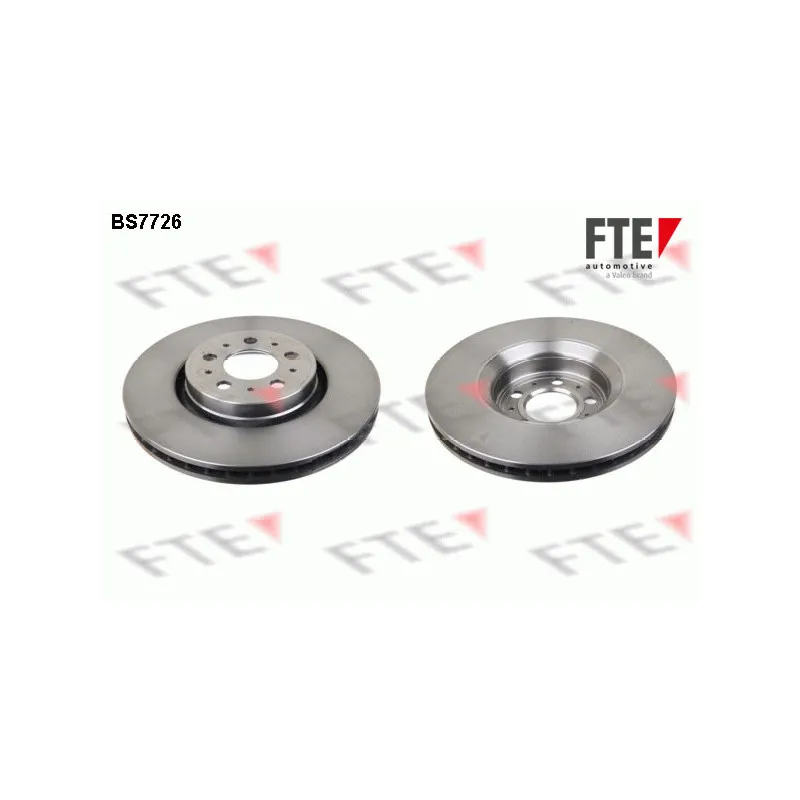 Jeu de 2 disques de frein avant FTE BS7726