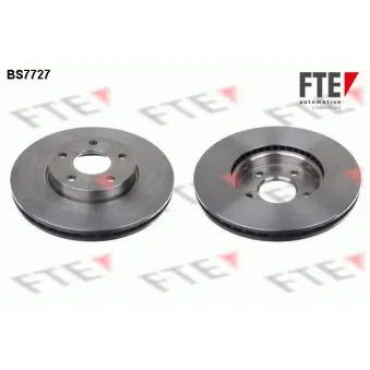 Jeu de 2 disques de frein avant FTE BS7727