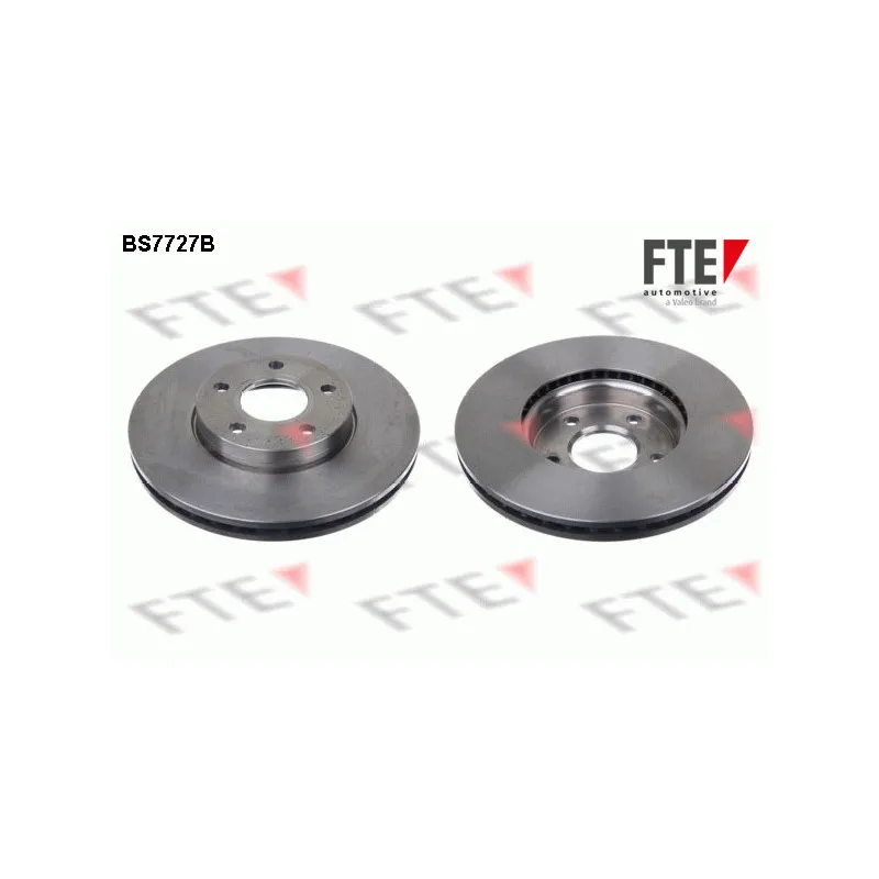Jeu de 2 disques de frein avant FTE BS7727B