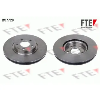 Jeu de 2 disques de frein avant FTE BS7728