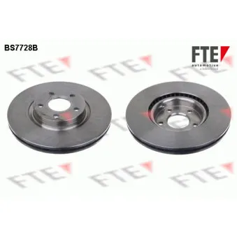 Jeu de 2 disques de frein avant FTE BS7728B