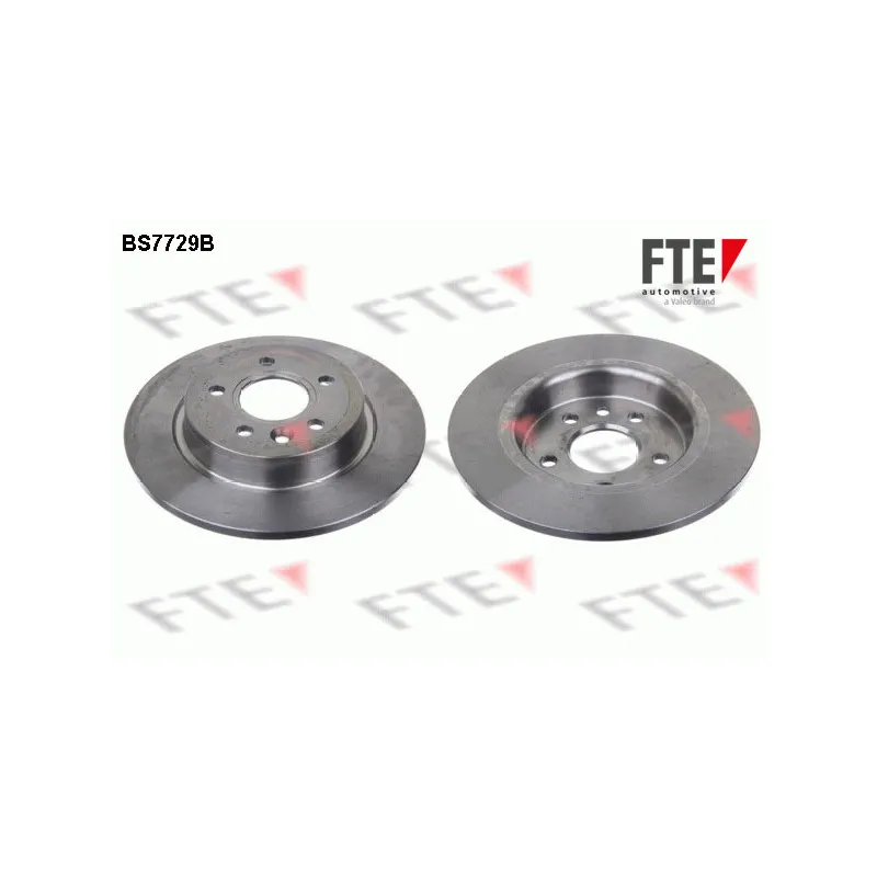 Jeu de 2 disques de frein arrière FTE BS7729B
