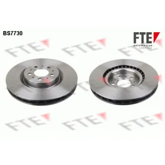 Jeu de 2 disques de frein avant FTE BS7730