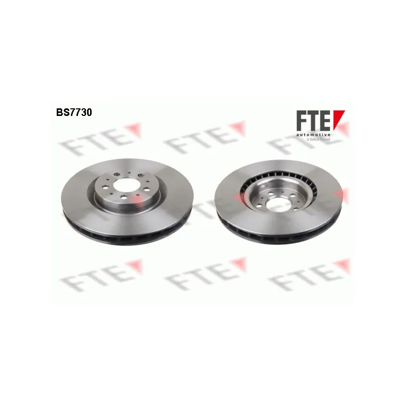 Jeu de 2 disques de frein avant FTE BS7730