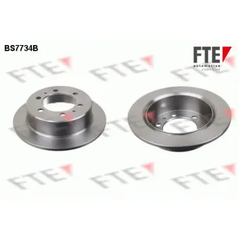 Jeu de 2 disques de frein arrière FTE BS7734B