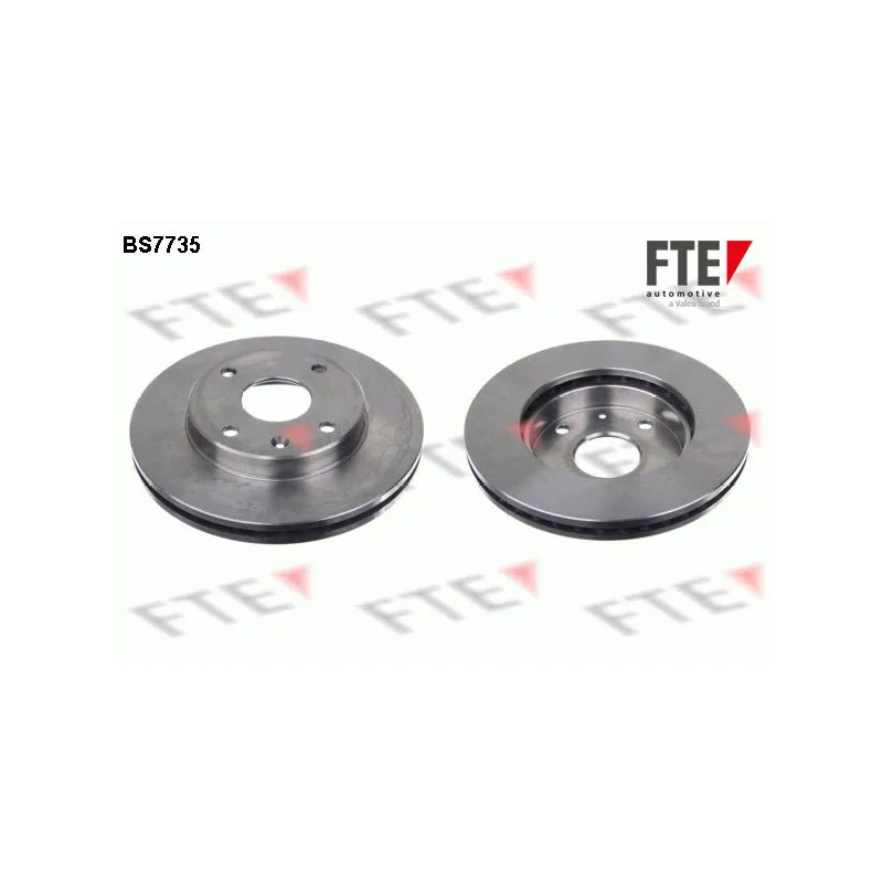 Jeu de 2 disques de frein avant FTE BS7735