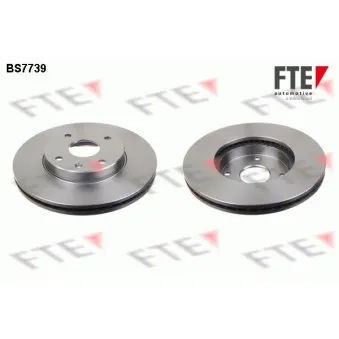 Jeu de 2 disques de frein avant FTE BS7739