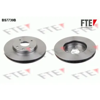 Jeu de 2 disques de frein avant FTE BS7739B
