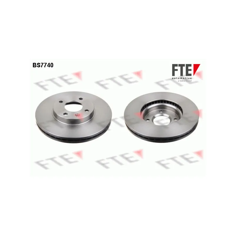 Jeu de 2 disques de frein avant FTE BS7740