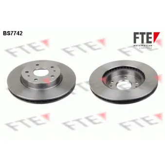 Jeu de 2 disques de frein avant FTE BS7742