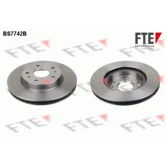 Jeu de 2 disques de frein avant FTE BS7742B