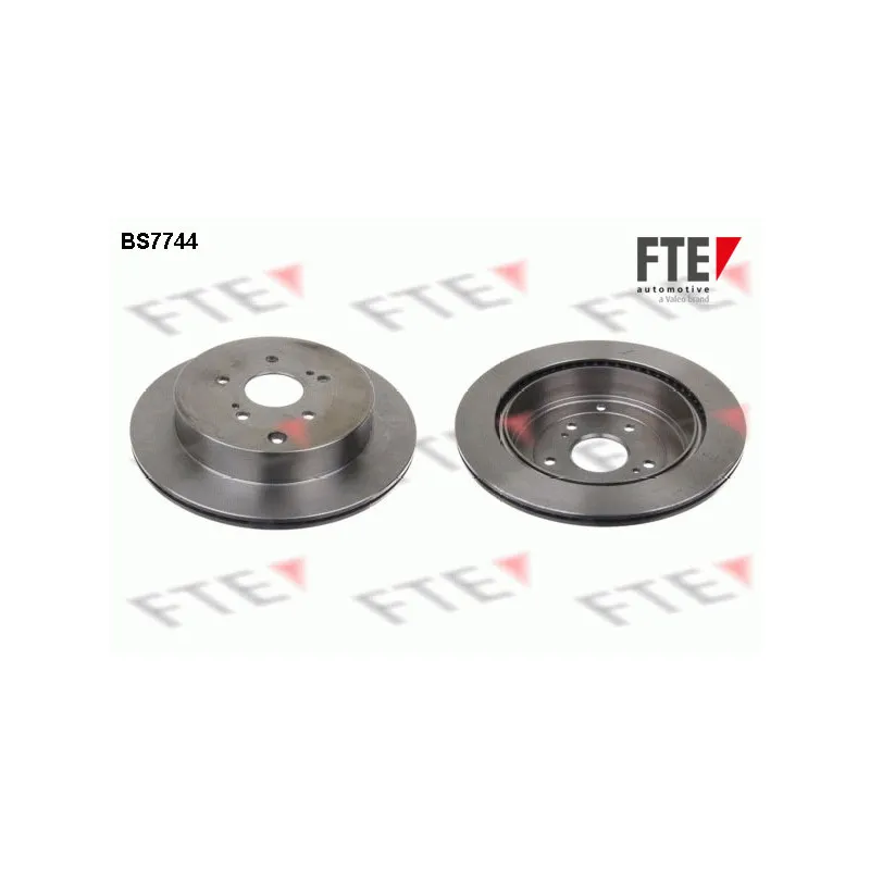 Jeu de 2 disques de frein arrière FTE BS7744
