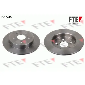 Jeu de 2 disques de frein arrière FTE BS7745