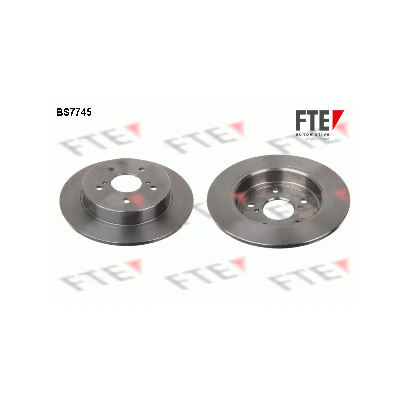 Jeu de 2 disques de frein arrière FTE BS7745