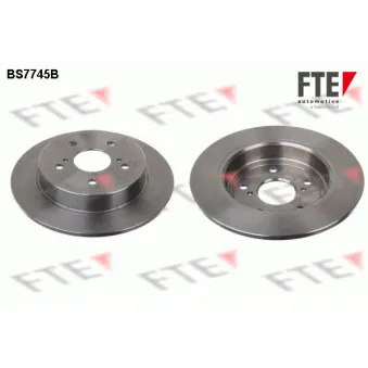 Jeu de 2 disques de frein arrière FTE BS7745B