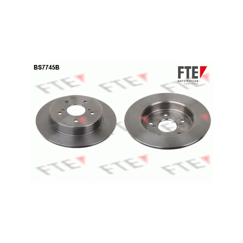 Jeu de 2 disques de frein arrière FTE BS7745B