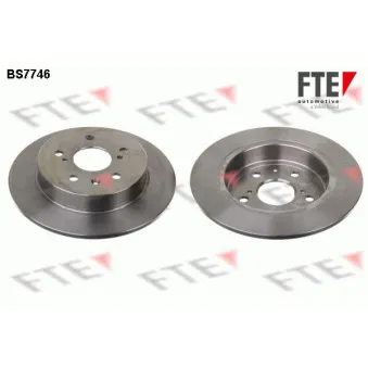 Jeu de 2 disques de frein arrière FTE BS7746