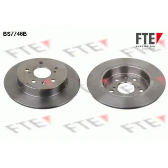 Jeu de 2 disques de frein arrière FTE BS7746B