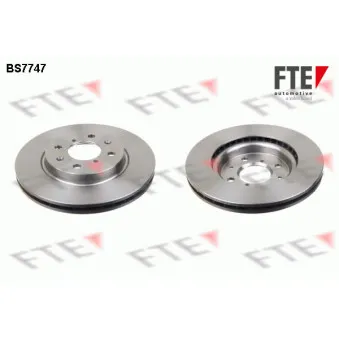 Jeu de 2 disques de frein avant FTE BS7747