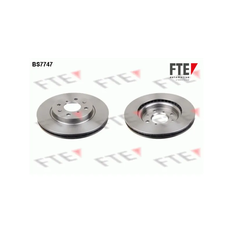 Jeu de 2 disques de frein avant FTE BS7747
