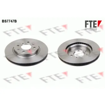 Jeu de 2 disques de frein avant FTE BS7747B