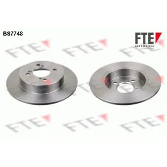 Jeu de 2 disques de frein arrière FTE BS7748