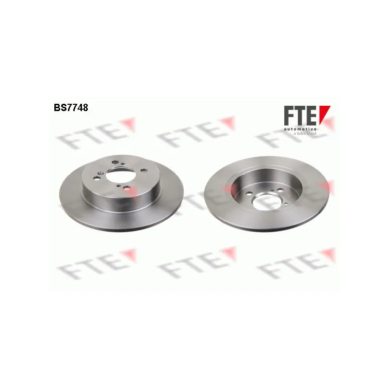 Jeu de 2 disques de frein arrière FTE BS7748