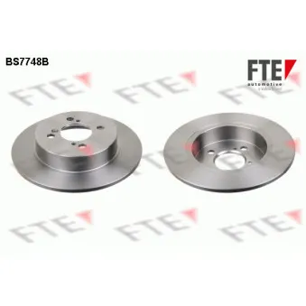 Jeu de 2 disques de frein arrière FTE BS7748B