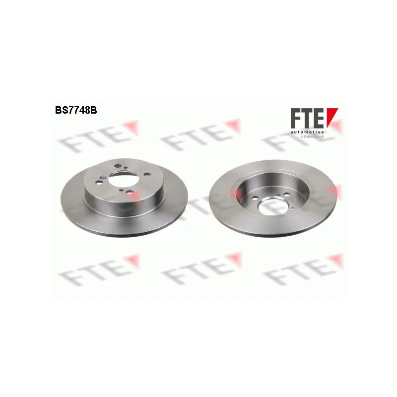 Jeu de 2 disques de frein arrière FTE BS7748B