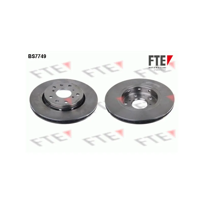 Jeu de 2 disques de frein avant FTE BS7749