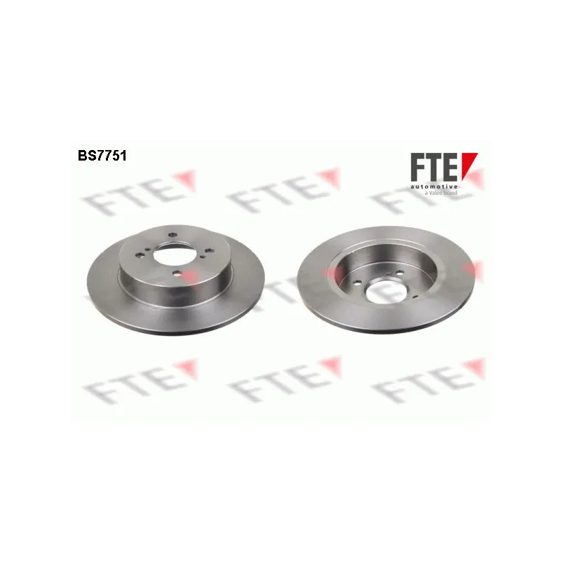 Jeu de 2 disques de frein arrière FTE BS7751