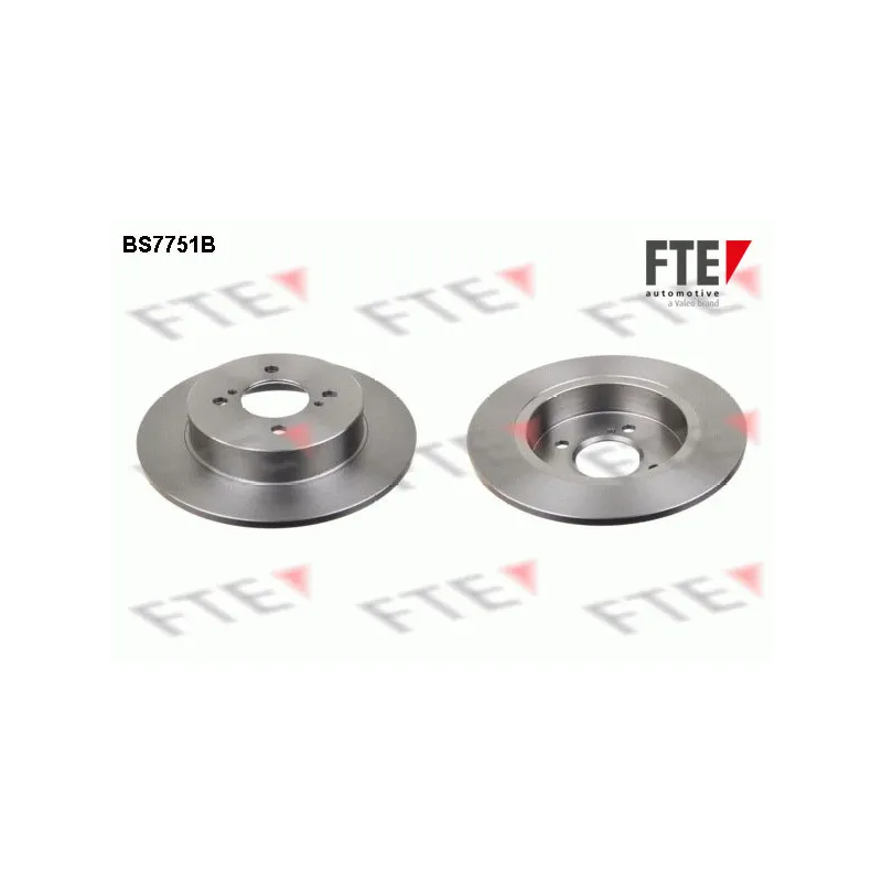 Jeu de 2 disques de frein arrière FTE BS7751B