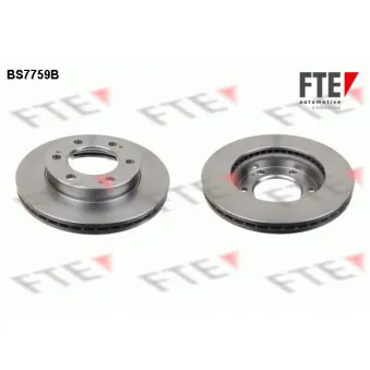 Jeu de 2 disques de frein avant FTE BS7759B