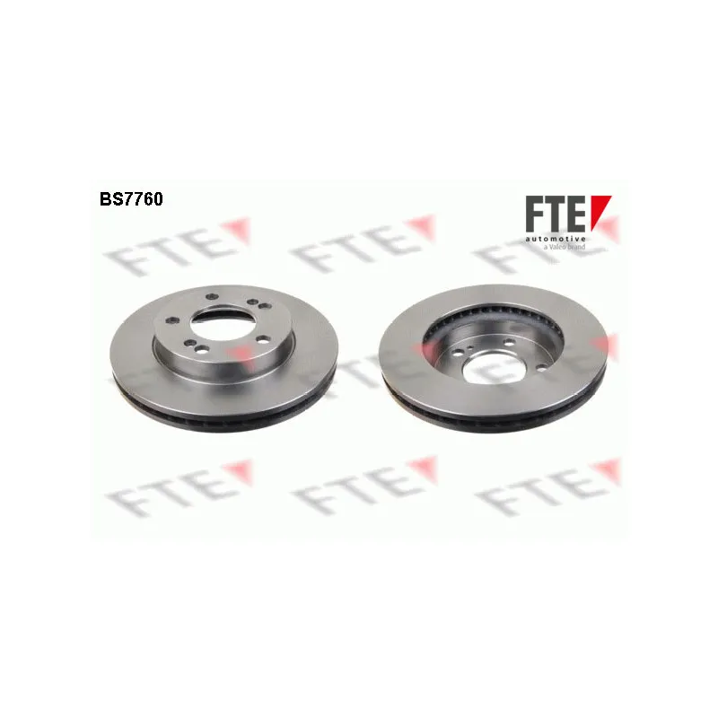 Jeu de 2 disques de frein avant FTE BS7760