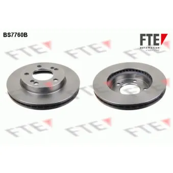 Jeu de 2 disques de frein avant FTE BS7760B