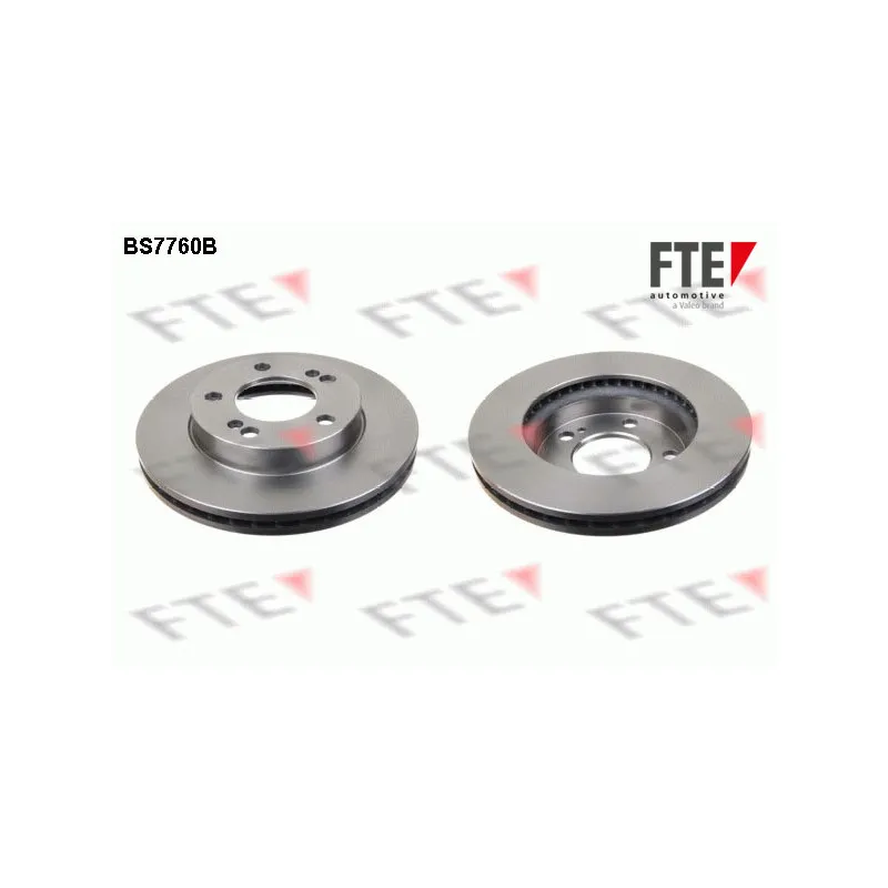 Jeu de 2 disques de frein avant FTE BS7760B