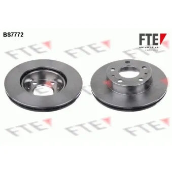 Jeu de 2 disques de frein avant FTE BS7772
