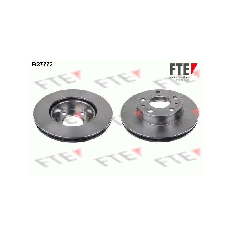 Jeu de 2 disques de frein avant FTE BS7772