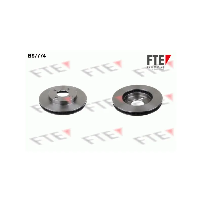 Jeu de 2 disques de frein avant FTE BS7774
