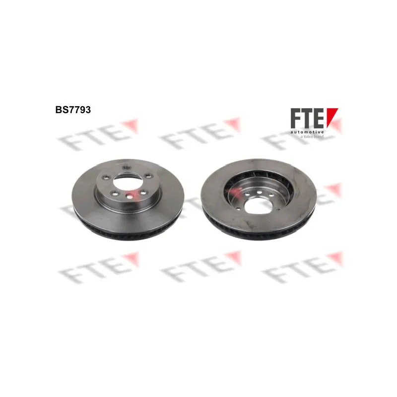 Jeu de 2 disques de frein avant FTE BS7793