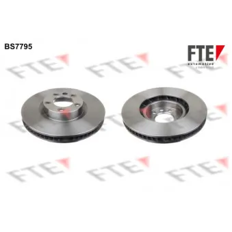 Jeu de 2 disques de frein avant FTE BS7795