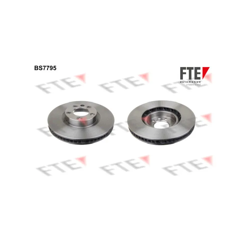 Jeu de 2 disques de frein avant FTE BS7795