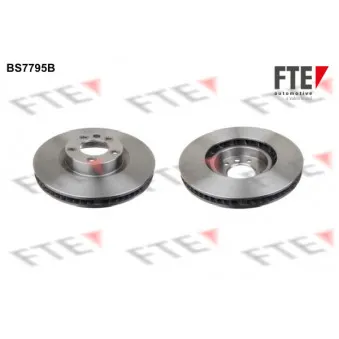 Jeu de 2 disques de frein avant FTE BS7795B