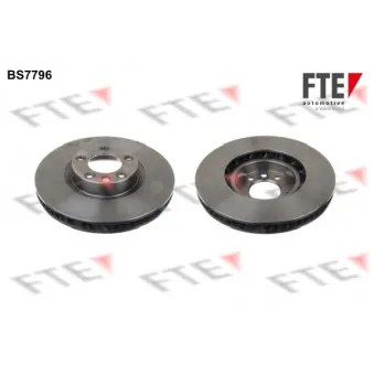 Jeu de 2 disques de frein avant FTE BS7796