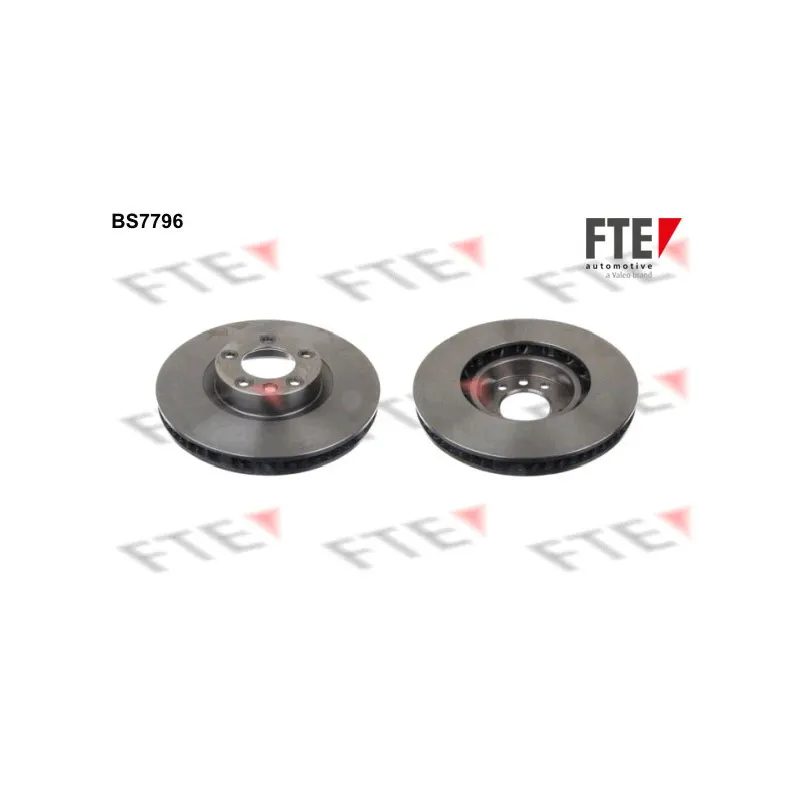 Jeu de 2 disques de frein avant FTE BS7796